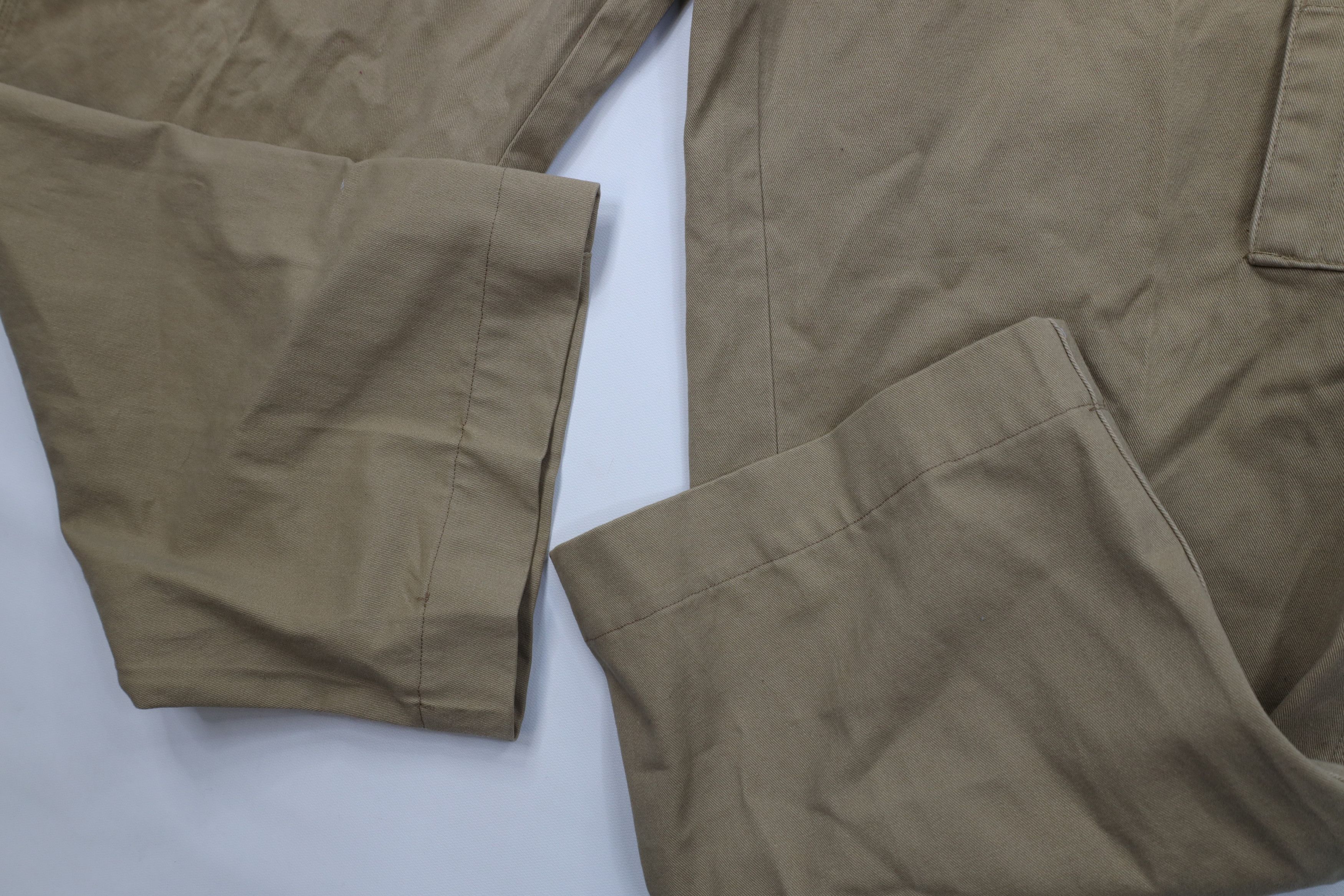Cabelas Vintage 90s Cabelas Baggy Wide Leg Cargo Pants Beige Cotton Size US 38 / EU 54 - 7 Thumbnail