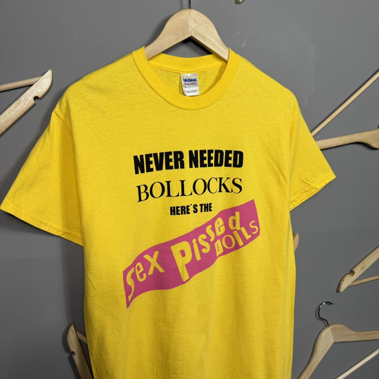 Band Tees Vintage Inspired Graphic ‘Sex Pistols’ Parody Design T-shirt Size US M / EU 48-50 / 2 - 3 Thumbnail