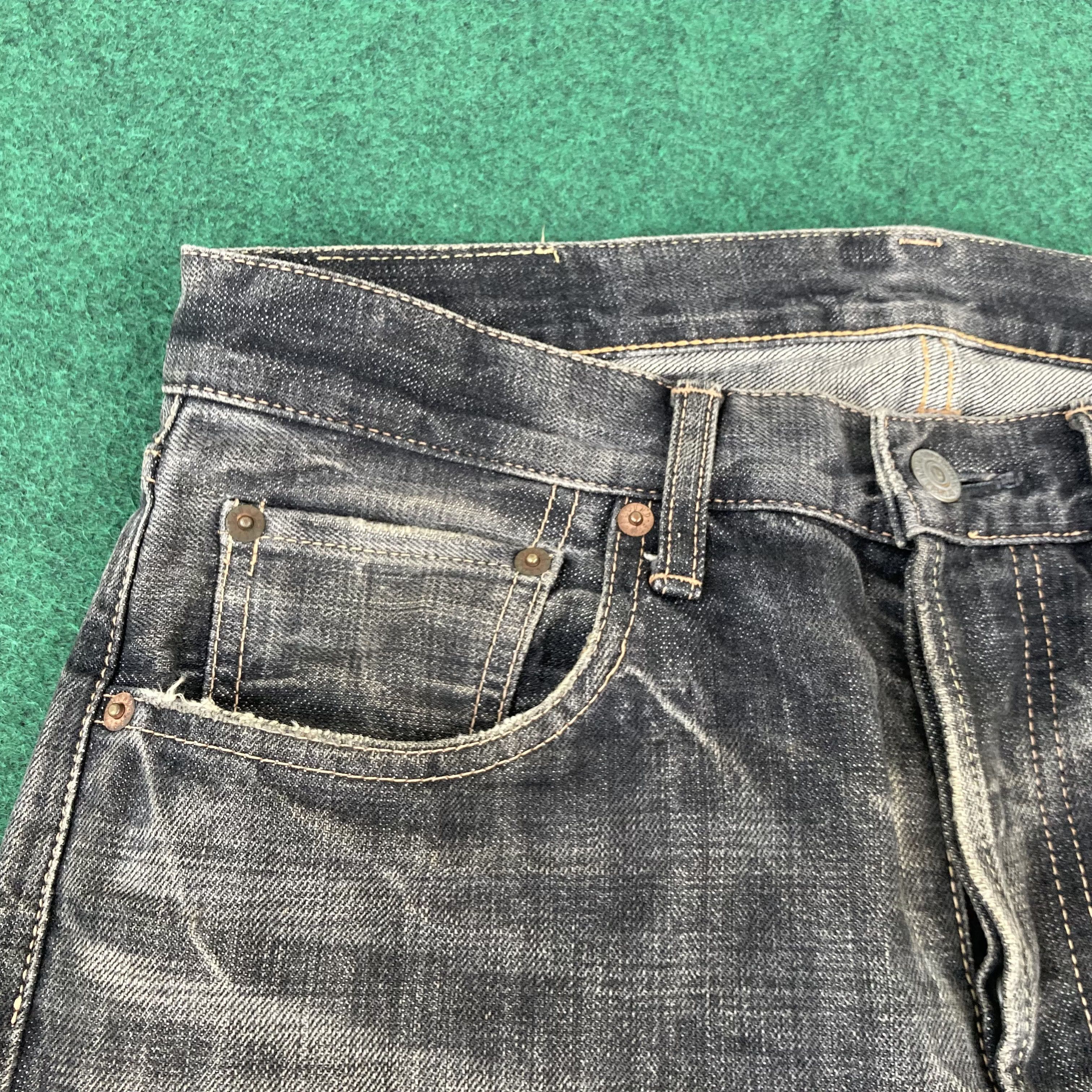 Japanese Brand × Spellbound 31x33 Spellbound Domingo Japan Faded Denim Streetwear Jeans Size US 31 - 5 Thumbnail