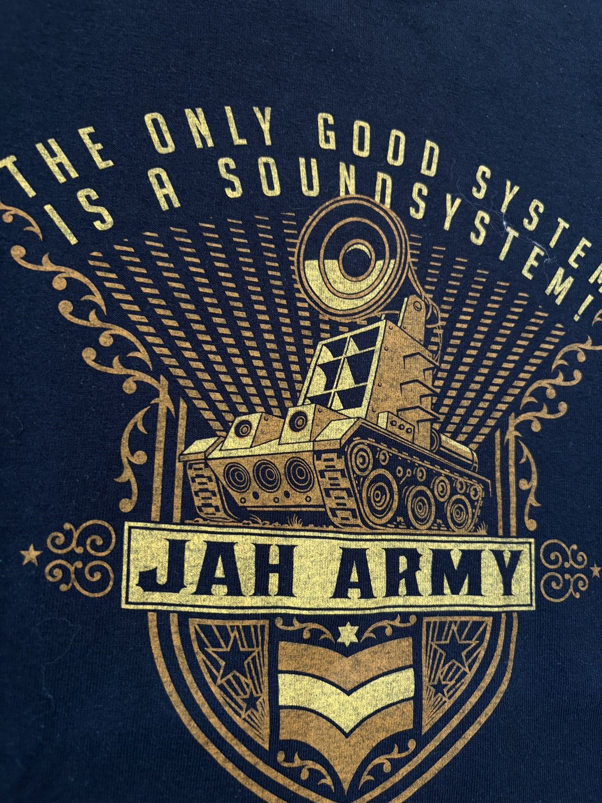 Vintage Jah Army Rastafari Rasta T-shirt Size US S / EU 44-46 / 1 - 3 Thumbnail