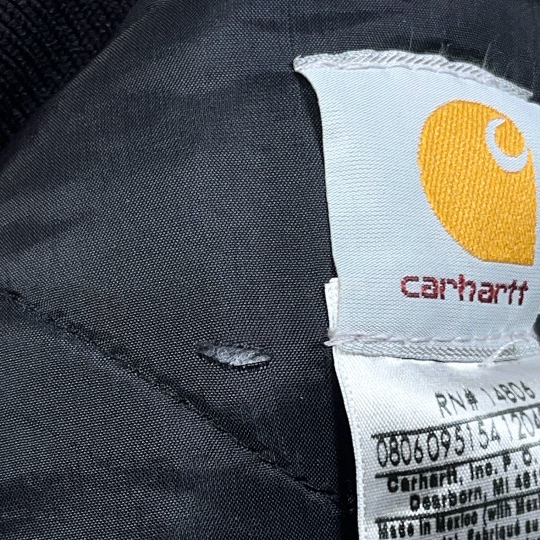 Carhartt VINTAGE Carhartt Vest Men L Brown Duck Canvas Quilt Lined VO2 DKB Full Zip Insulated Pockets Wool Pattern: Solid USA Theme: Hunting Mens Size US L / EU 52-54 / 3 - 6 Thumbnail