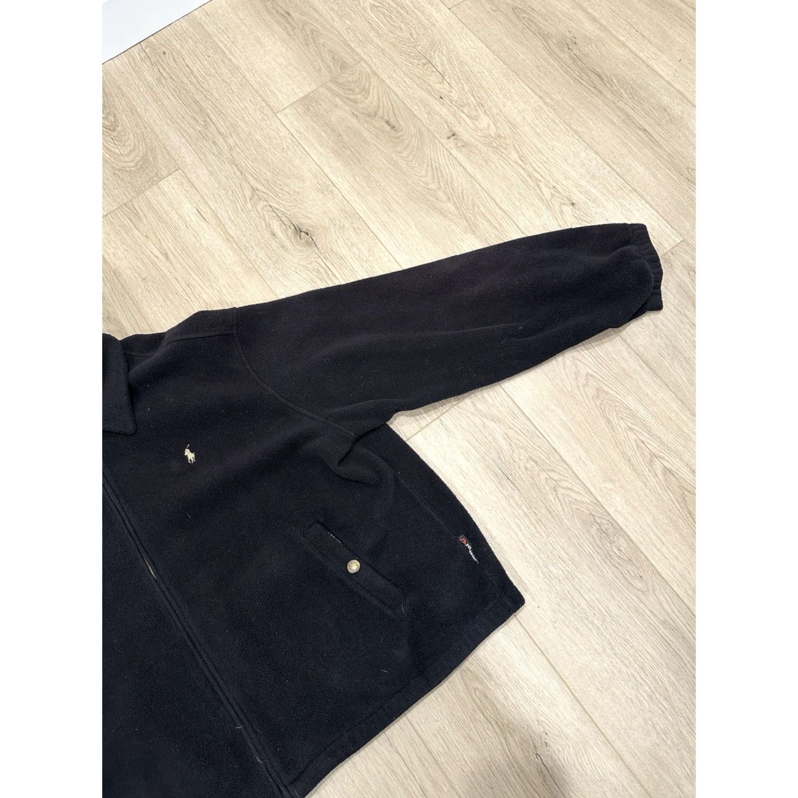 Polo Ralph Lauren VINTAGE Polo Ralph Lauren Jacket Mens 2XL Black Polartec Full Zip Fleece Size US XXL / EU 58 / 5 - 2 Thumbnail