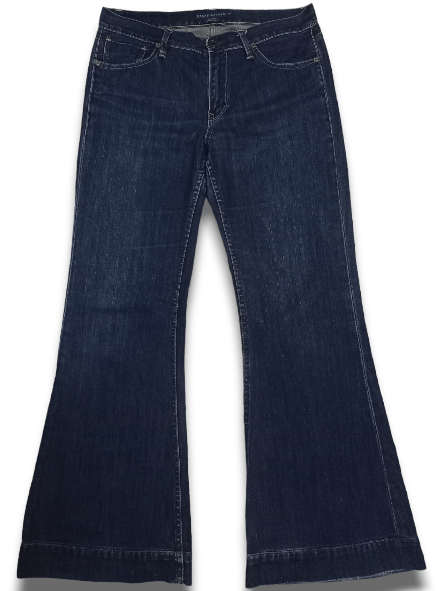 RRL Ralph Lauren × Ralph Lauren × Ralph Lauren Blue Label Vintage Ralph Lauren 815 Blue Label Flare Jeans Size US 31 - 3 Thumbnail