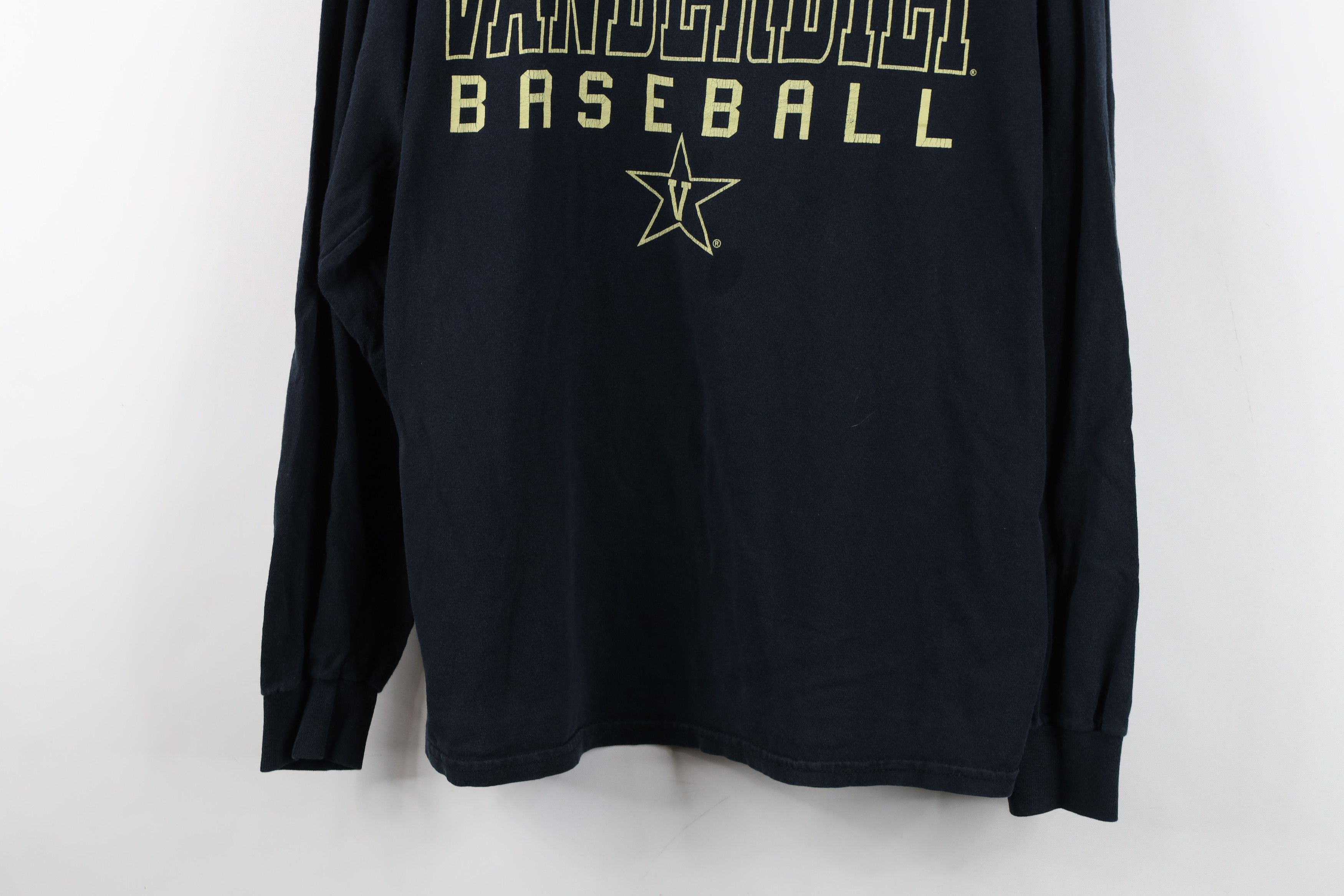 Vintage Vintage Vanderbilt University Baseball Long Sleeve T-Shirt Size US L / EU 52-54 / 3 - 3 Thumbnail