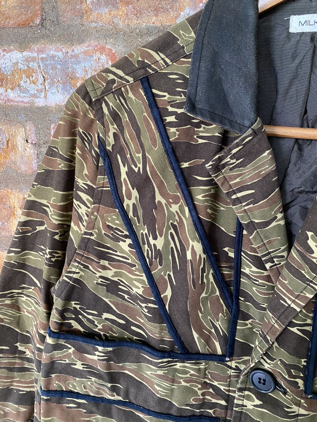 Japanese Brand 1990s MILKBOY Union Jack camo Military Jacket Size US L / EU 52-54 / 3 - 6 Thumbnail