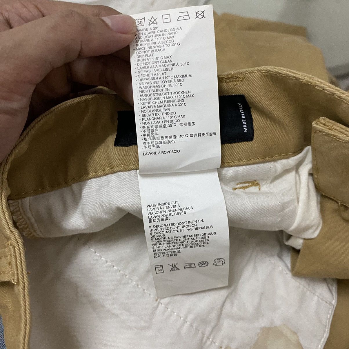 Dsquared2 × Vintage Vintage Dsquared Cargo Khaki Worker Casual Pants Size US 34 / EU 50 - 23 Thumbnail