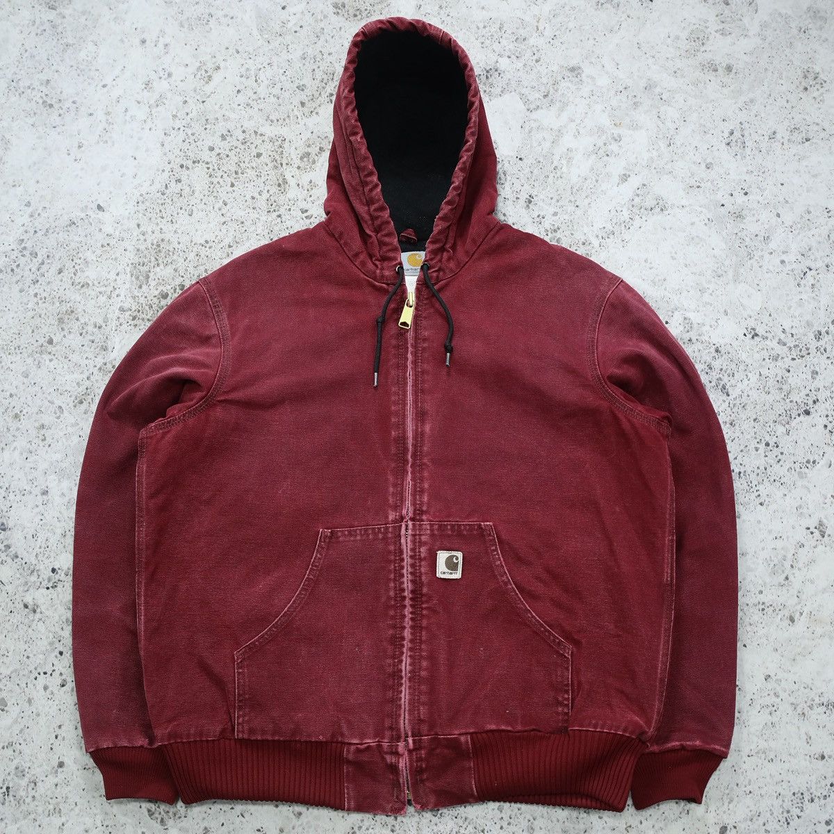 Carhartt × Vintage Crimson Carhartt Active Jacket Red