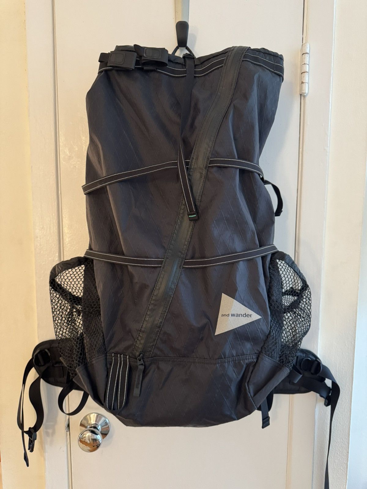 And Wander and wander Ecopak X Pac 45L Backpack Black Zip From Japan Size ONE SIZE - 1 Thumbnail