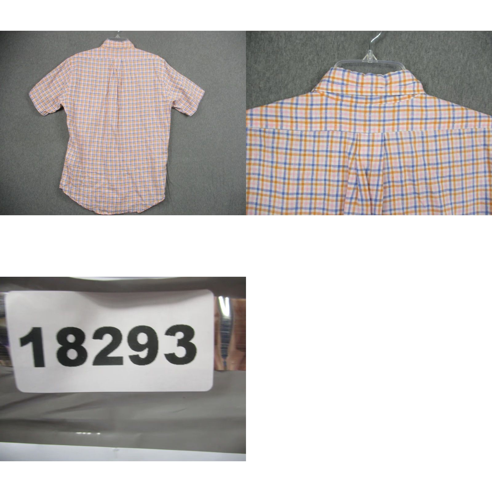 Brooks Brothers Brooks Brothers Shirt Mens Medium Pink Orange Blue Plaid Linen Button Down Size US M / EU 48-50 / 2 - 9 Thumbnail
