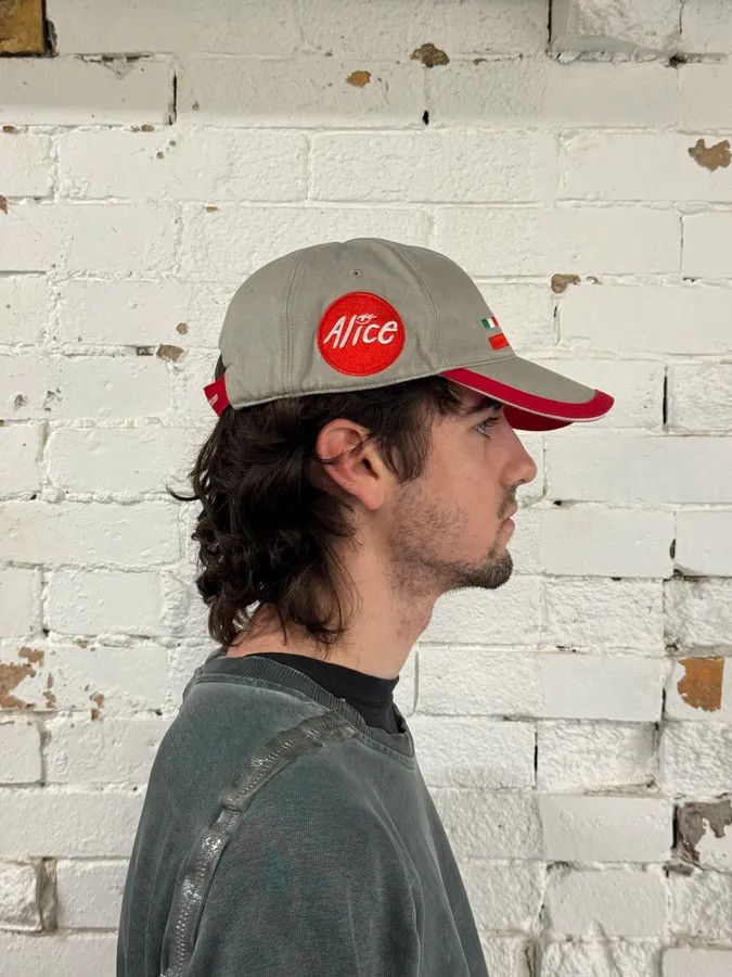 Prada 2000s Prada Luna Rossa Embroidered Grey Racing Cap Size ONE SIZE - 3 Thumbnail