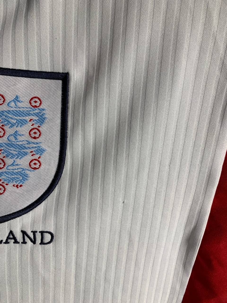 Vintage Very Rare Umbro England Retro Soccer Jersey Manchester 90s Size US M / EU 48-50 / 2 - 5 Thumbnail