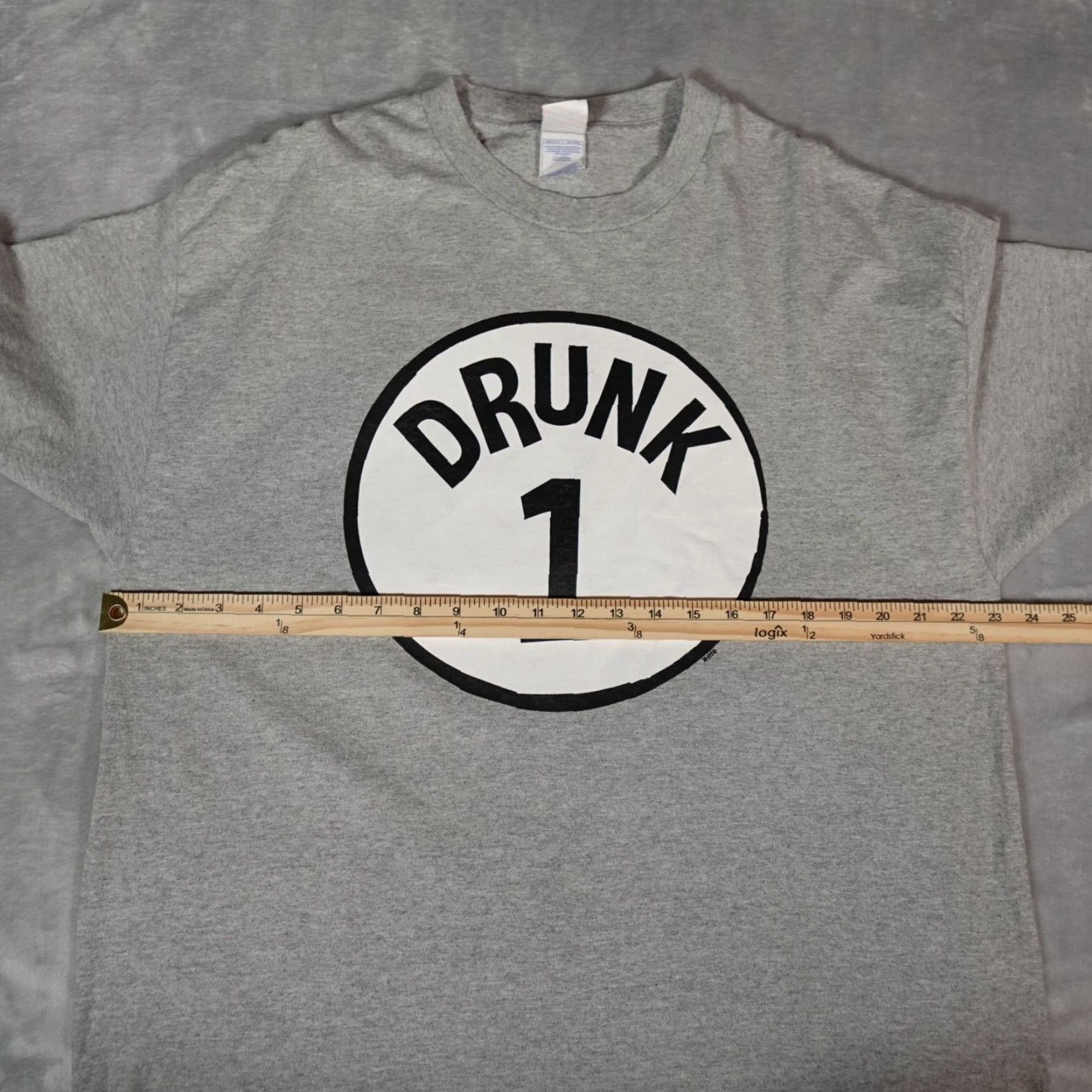 Vintage Vintage Dr Seuss Parody T-Shirt Mens XL Gray Funny Graphic Print 2000s Crew Neck Size US XL / EU 56 / 4 - 5 Thumbnail