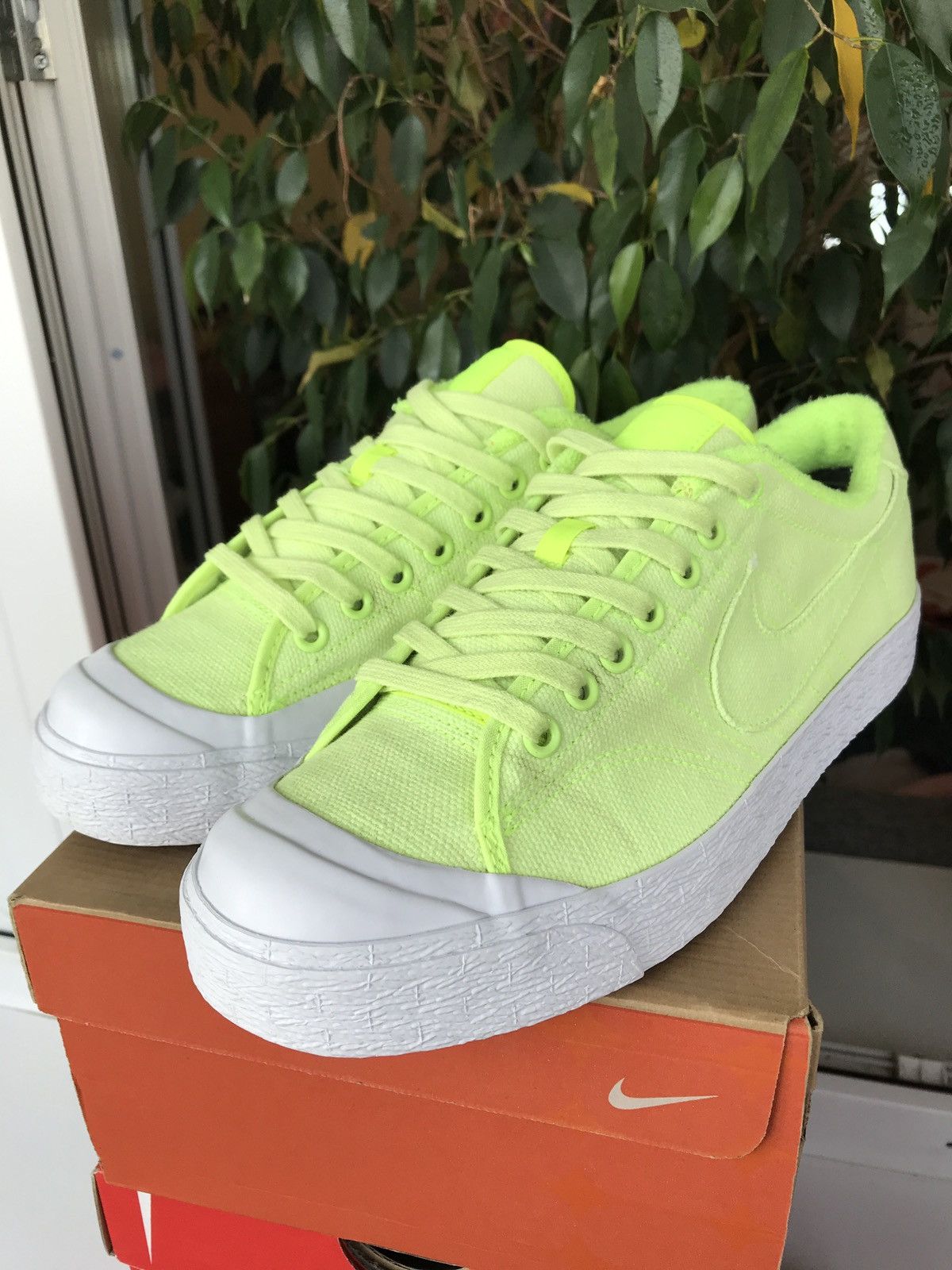 Nike Nike All Court Premium OG “Hot Lime” Dunk Stussy Jordan Size US 9.5 / EU 42-43 - 7 Thumbnail