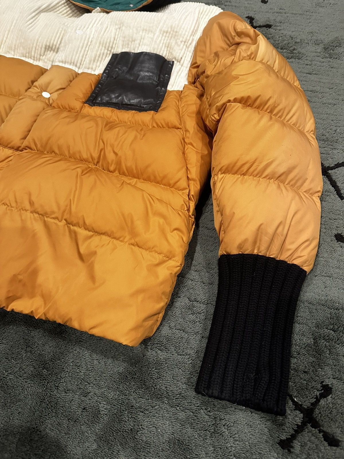 Marni RARE Marni Goose Down, Corduroy and Leather Puffer Jacket Size US L / EU 52-54 / 3 - 3 Thumbnail