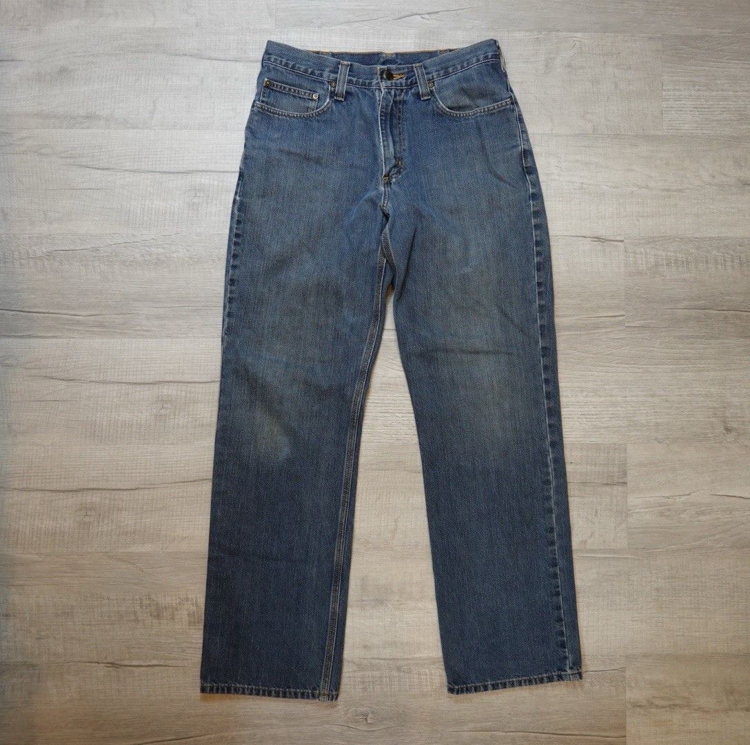 Carhartt Carhartt Jeans Men's 32x34 Denim Relaxed Fit Straight Leg Size US 32 / EU 48 - 1 Thumbnail