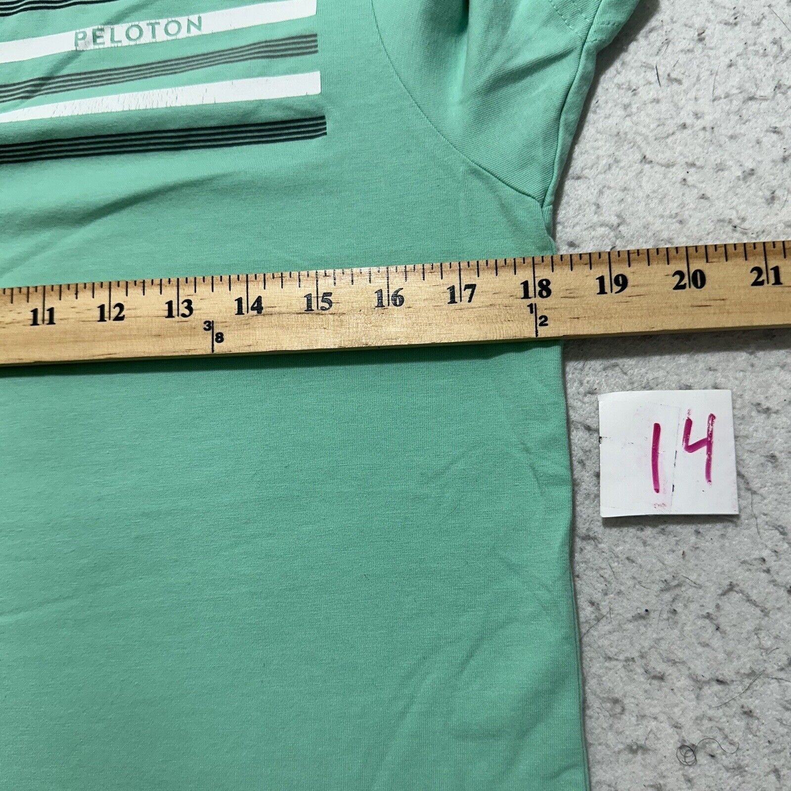Rhone Rhone Peloton Small Mint Green Graphic T Shirt Pima Cotton Size US S / EU 44-46 / 1 - 9 Thumbnail