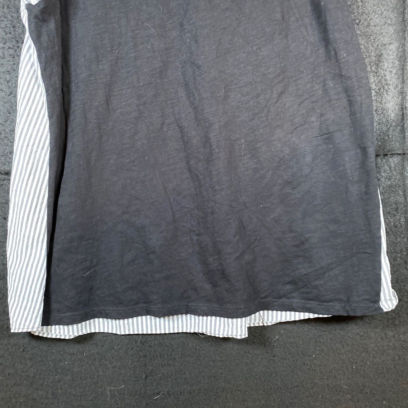 Ann Taylor Ann Taylor LOFT Womens Tank Multicolored Sleeveless Scoop Neck Large Tank Top Blouse Casual Workwear Knit Jersey 100% Cotton Size L / US 10 / IT 46 - 3 Thumbnail