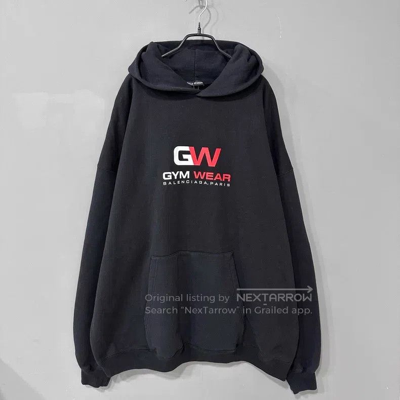Balenciaga Balenciaga Printed hooded sweater Size US S / EU 44-46 / 1 - 1 Thumbnail