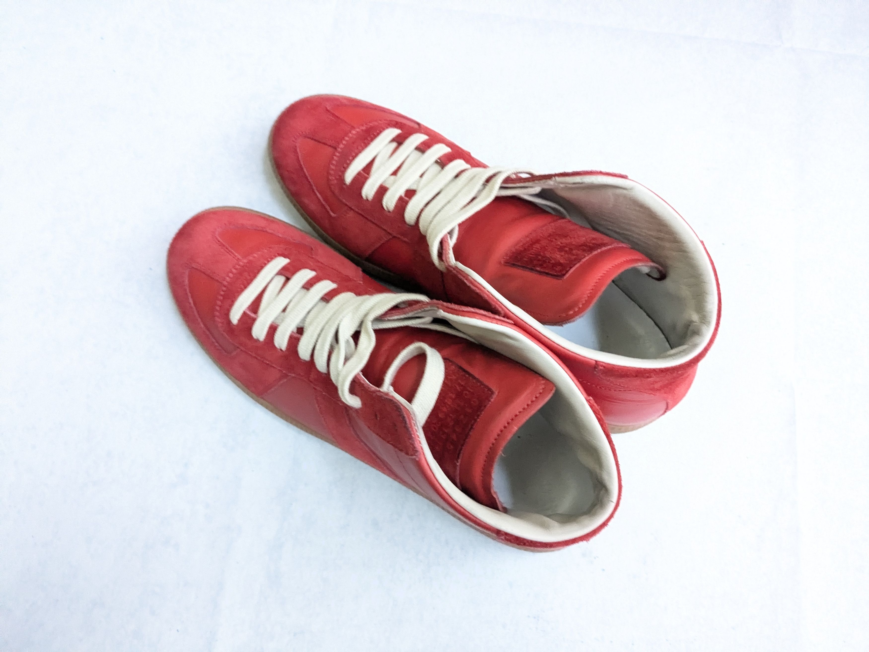 Maison Margiela Maison Margiela GAT Replica Red 10 43 Suede Leather High Size US 10 / EU 43 - 12 Thumbnail