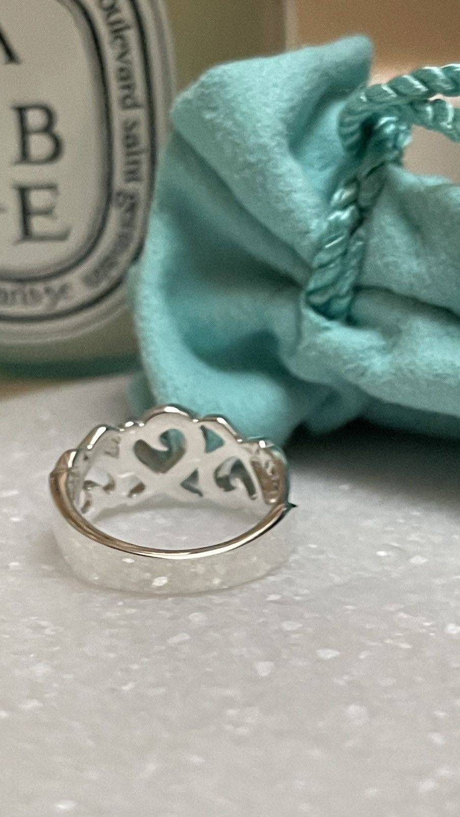 Tiffany & Co. TIFFANY & Co. Picasso Triple Heart Silver Ring Size 5.25NEW Size ONE SIZE - 19 Thumbnail