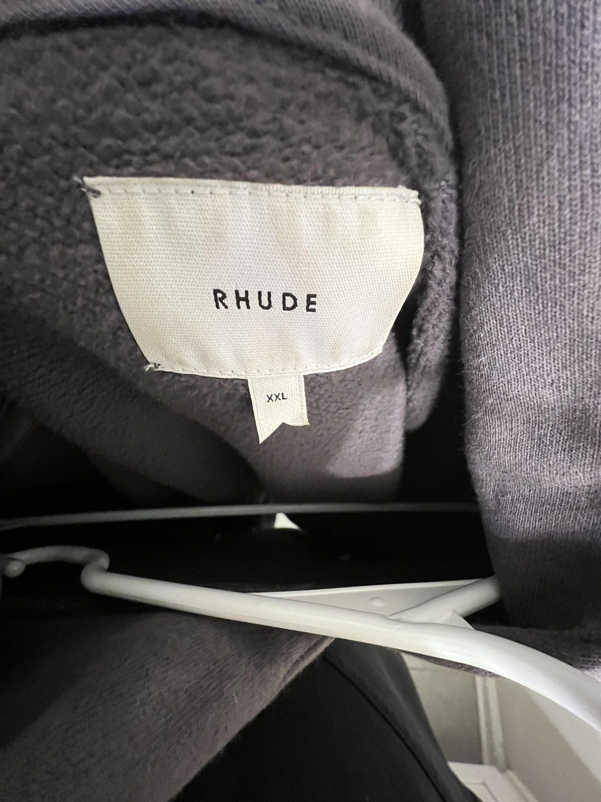 Rhude Distressed Grey Rhude Moon Hoodie Size US XXL / EU 58 / 5 - 3 Thumbnail