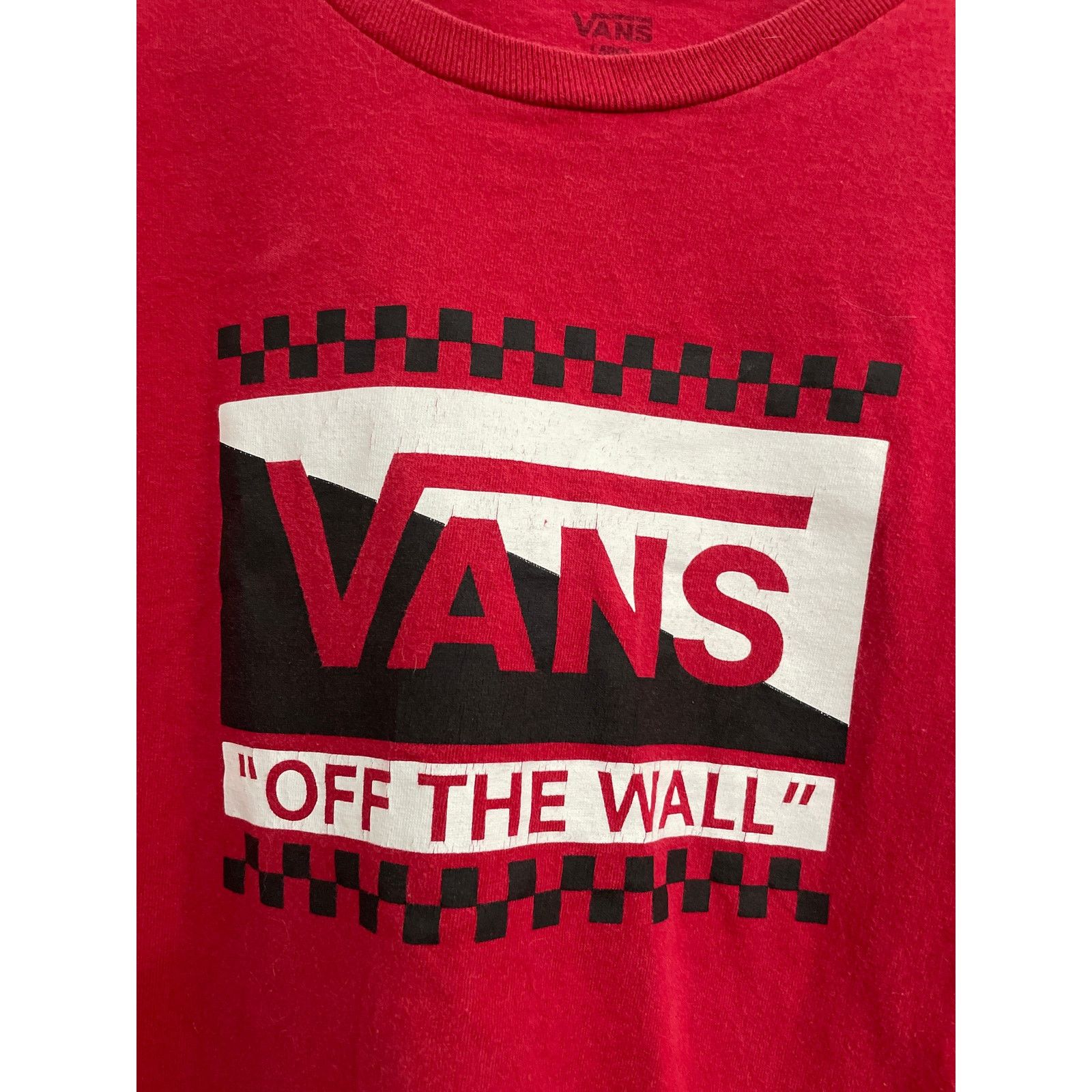 Vans Vans “Off the Wall” Youth Tee Shirt Short Sleeve Red Large Size US L / EU 52-54 / 3 - 2 Thumbnail