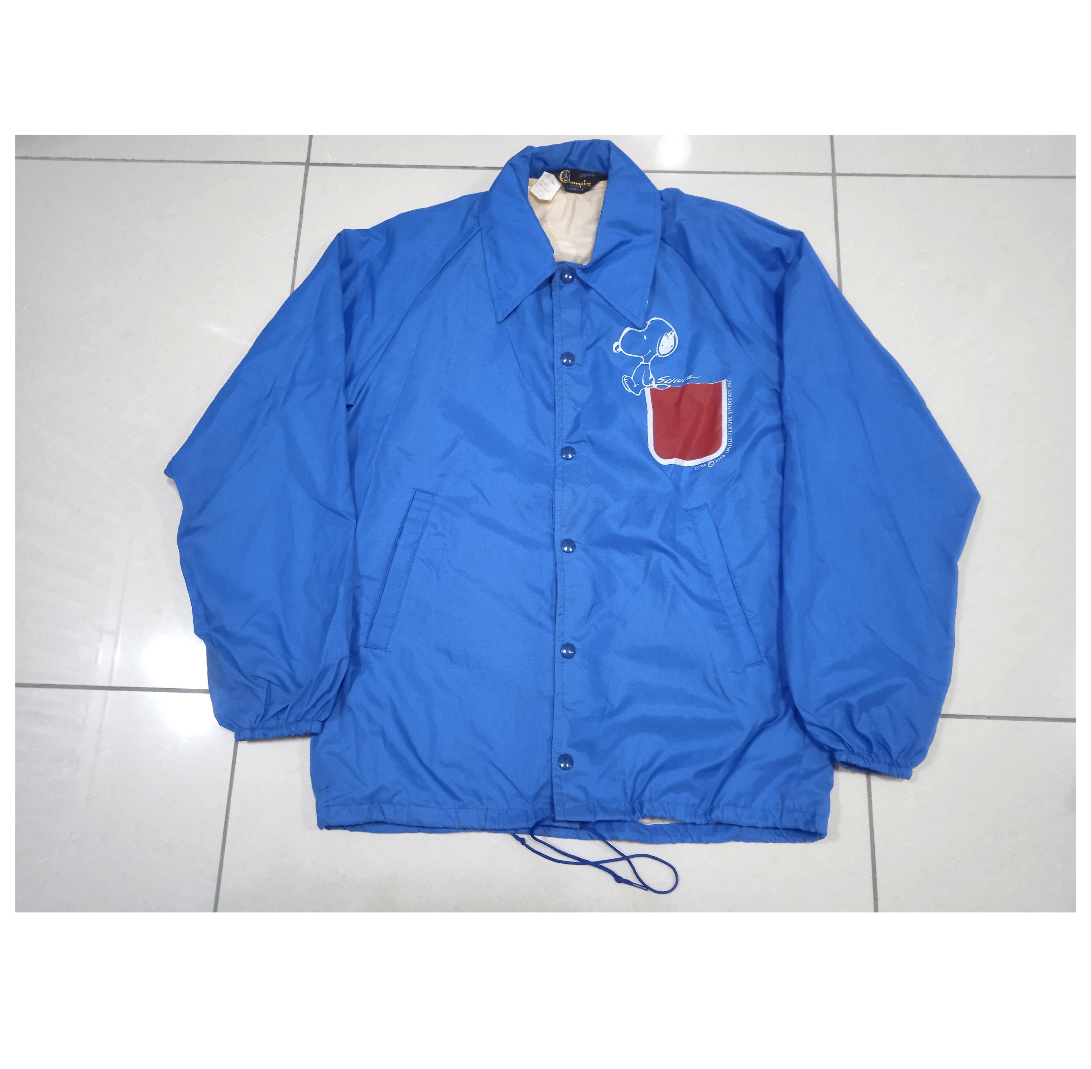Vintage 70s Champion Snoopy Charlie Brown Coach Jacket