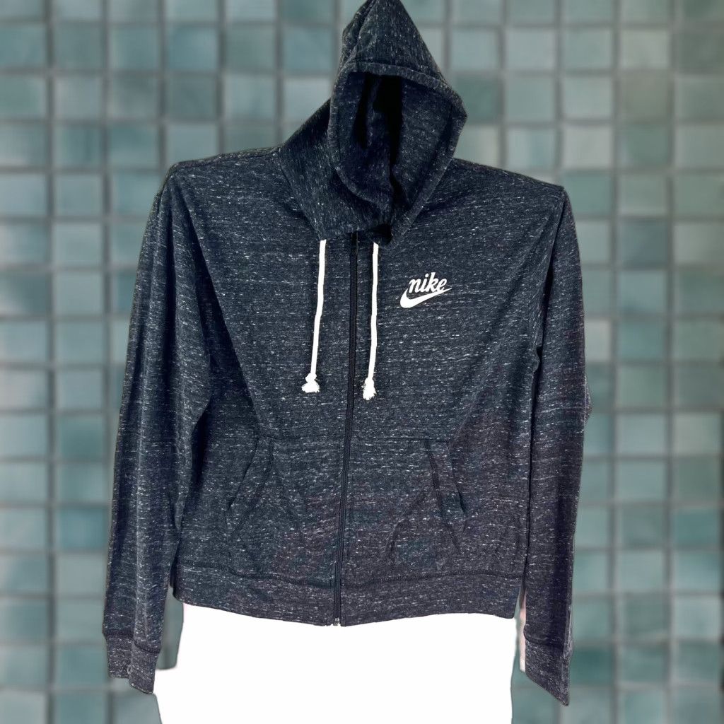 Nike Nike Zip Hoodie Mens S Heather Black Lightweight Full Zip Nike Sportswear Adult Small Hoodie Black Heather 90s? Sportswear Mens Size US S / EU 44-46 / 1 - 1 Thumbnail