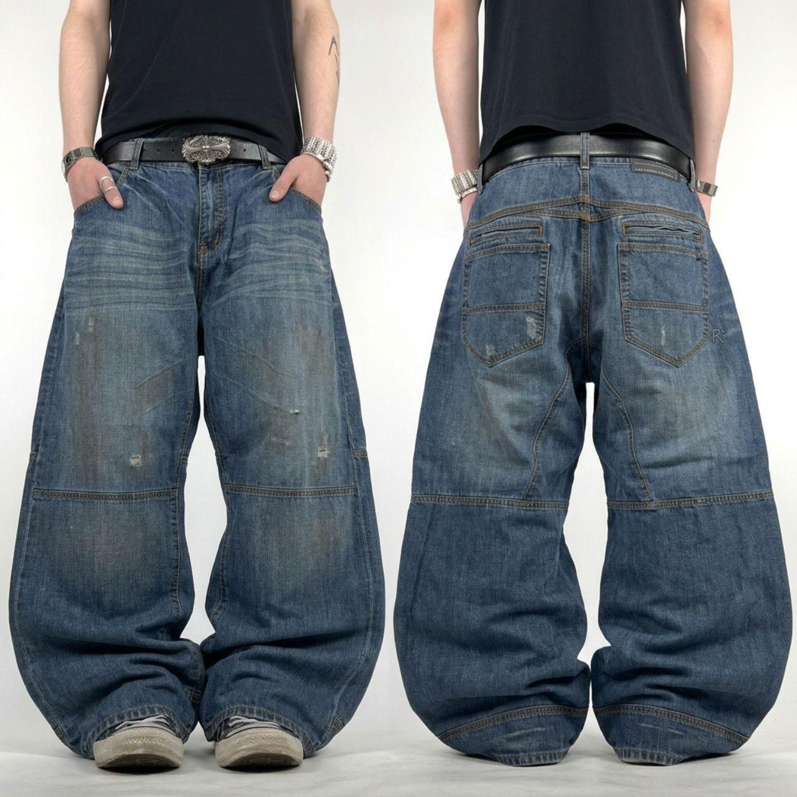 JNCO × Rocawear × Vintage Vintage y2k faded grunge archive baggy rocawear skater jeans Size US 42 / EU 58 - 1 Thumbnail