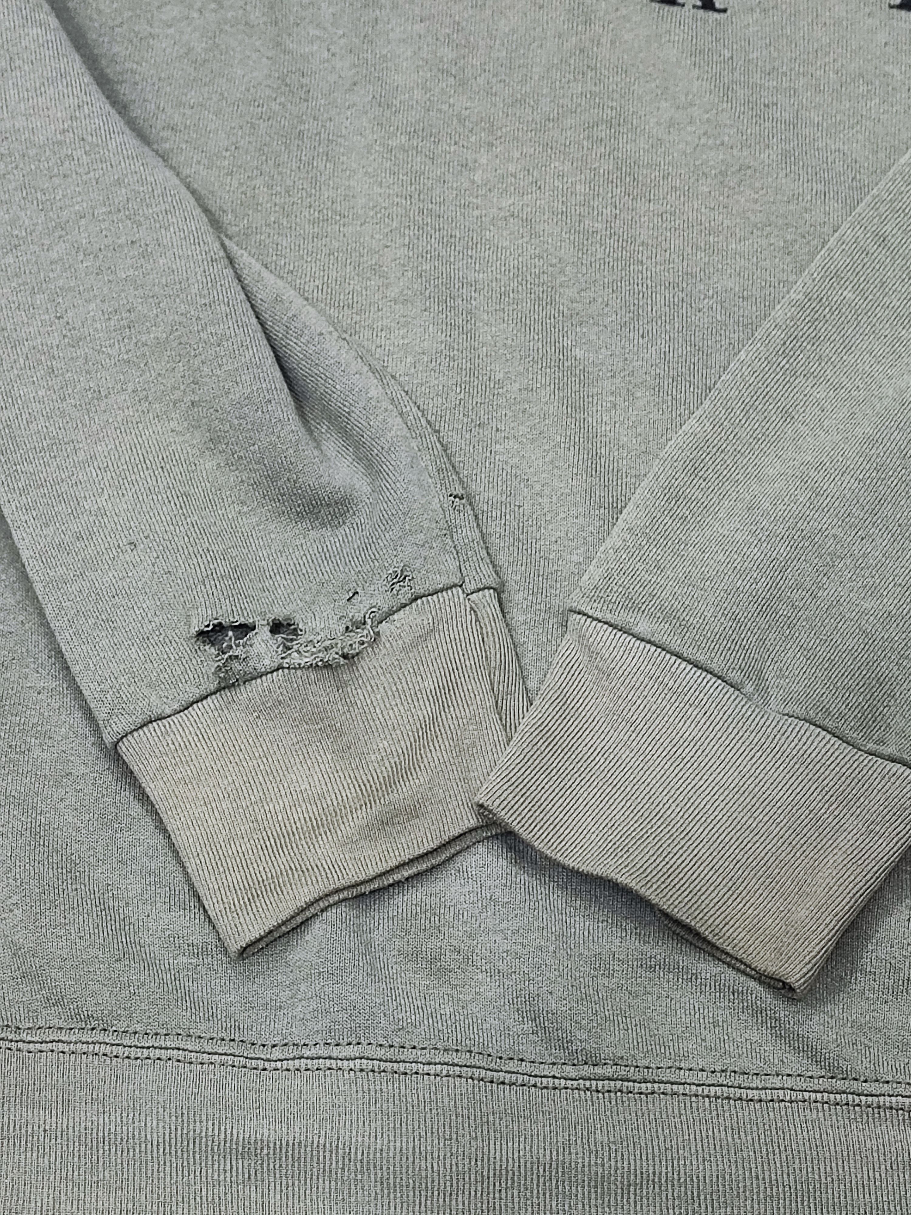 Nike Vintage 90's Big Swoosh Logo Distressed Sweatshirt Size US XL / EU 56 / 4 - 4 Thumbnail