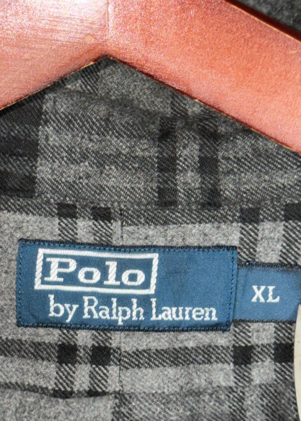 VTG PRL Plaid Flannel Work Shirt Heritage Americana image 3