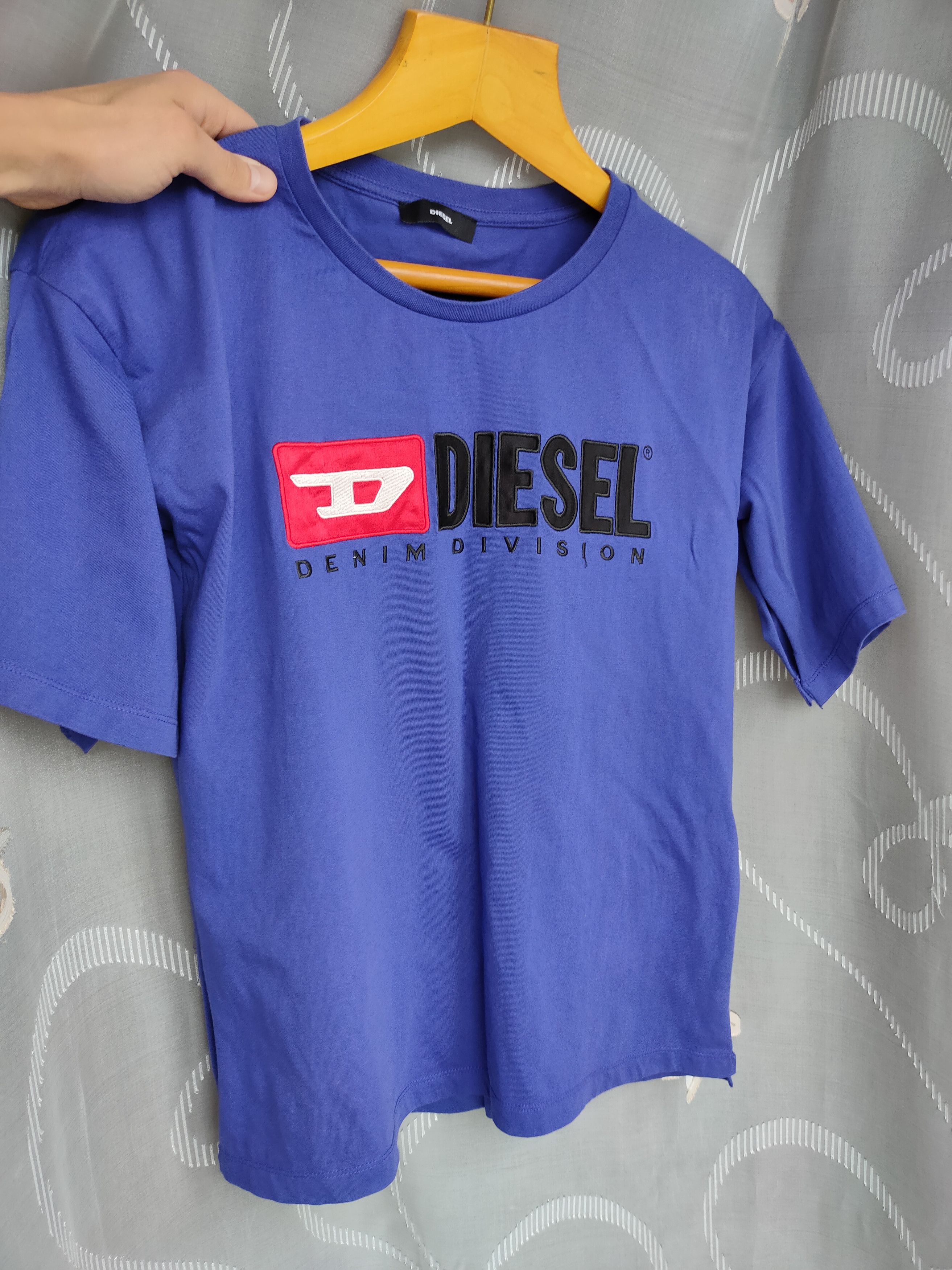 Diesel Diesel Denim Division Purple Big Logo Tee Womens T-Shirt dsl Size M / US 6-8 / IT 42-44 - 8 Thumbnail