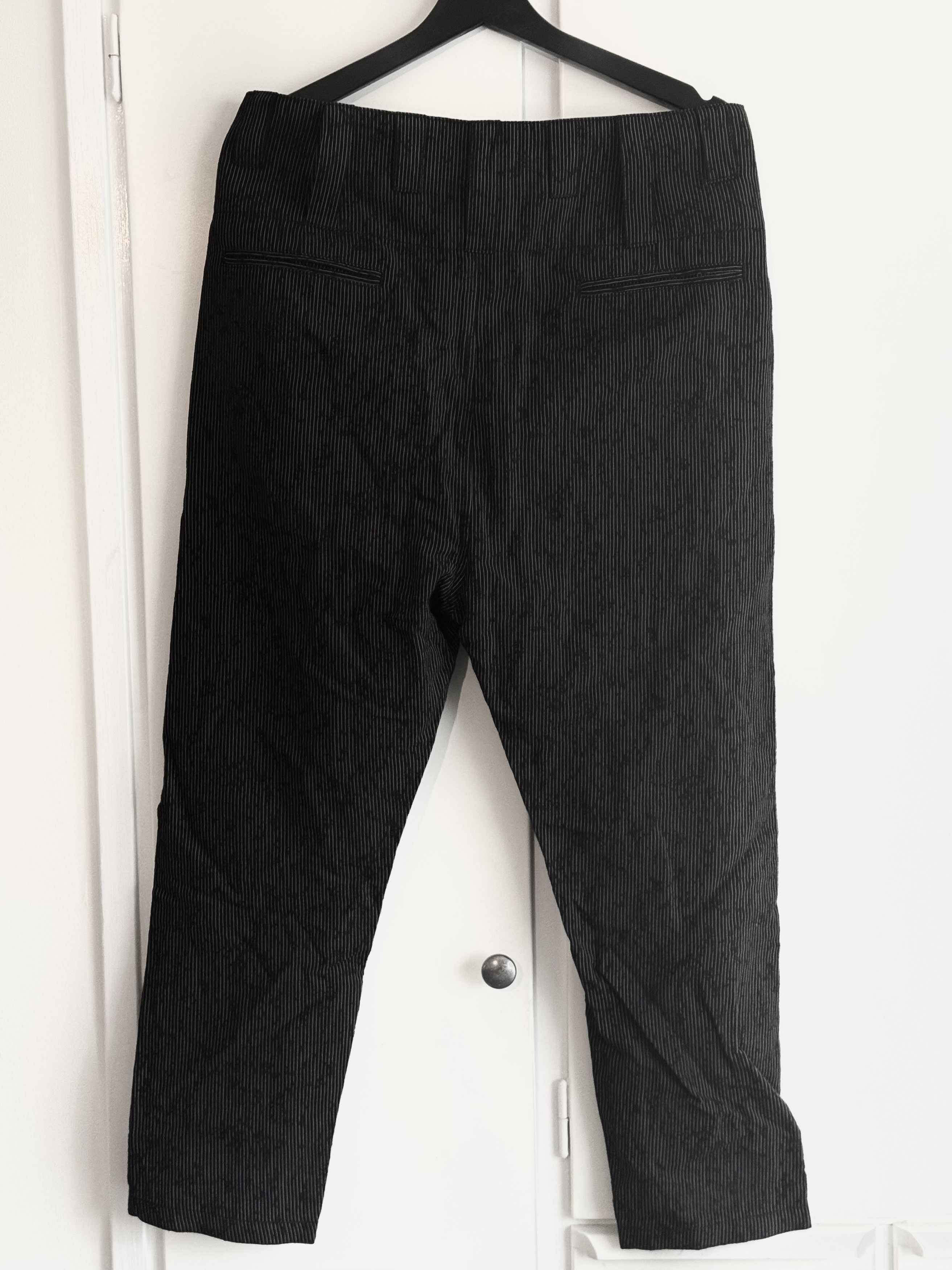 Ann Demeulemeester Linen-Cotton Pinstripe Trousers Size US 30 / EU 46 - 2 Thumbnail