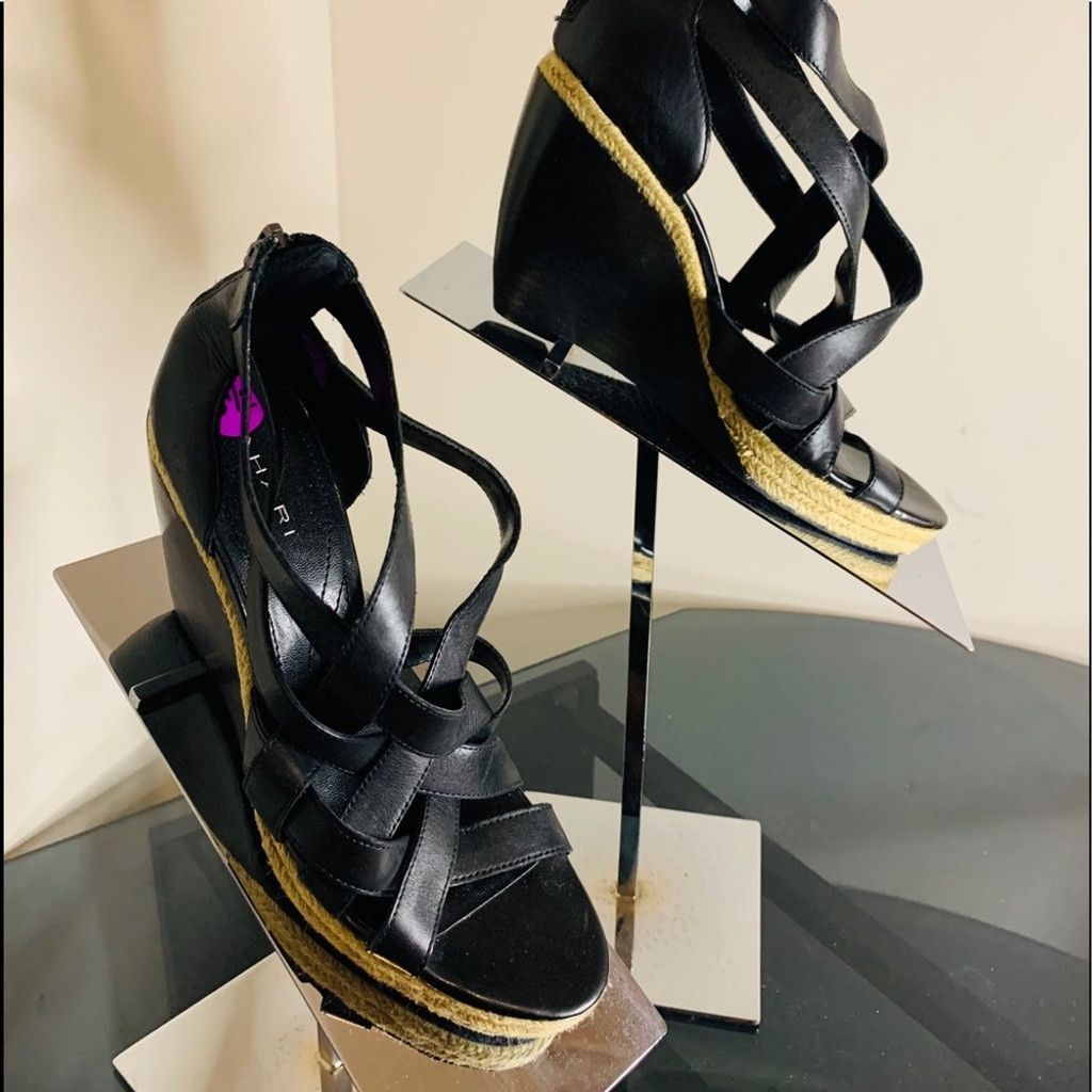 Other 💲💲SALE💲💲 Tahari BN Wedge black size 8.5 Size US 8.5 / IT 38.5 - 1 Thumbnail