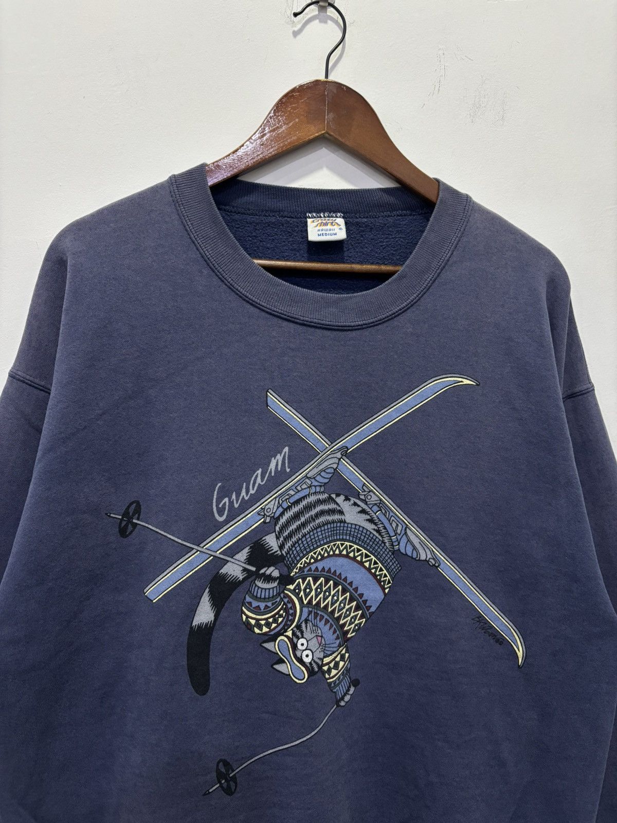 Vintage Vintage Crazy Shirt Sweatshirt Size US M / EU 48-50 / 2 - 3 Thumbnail