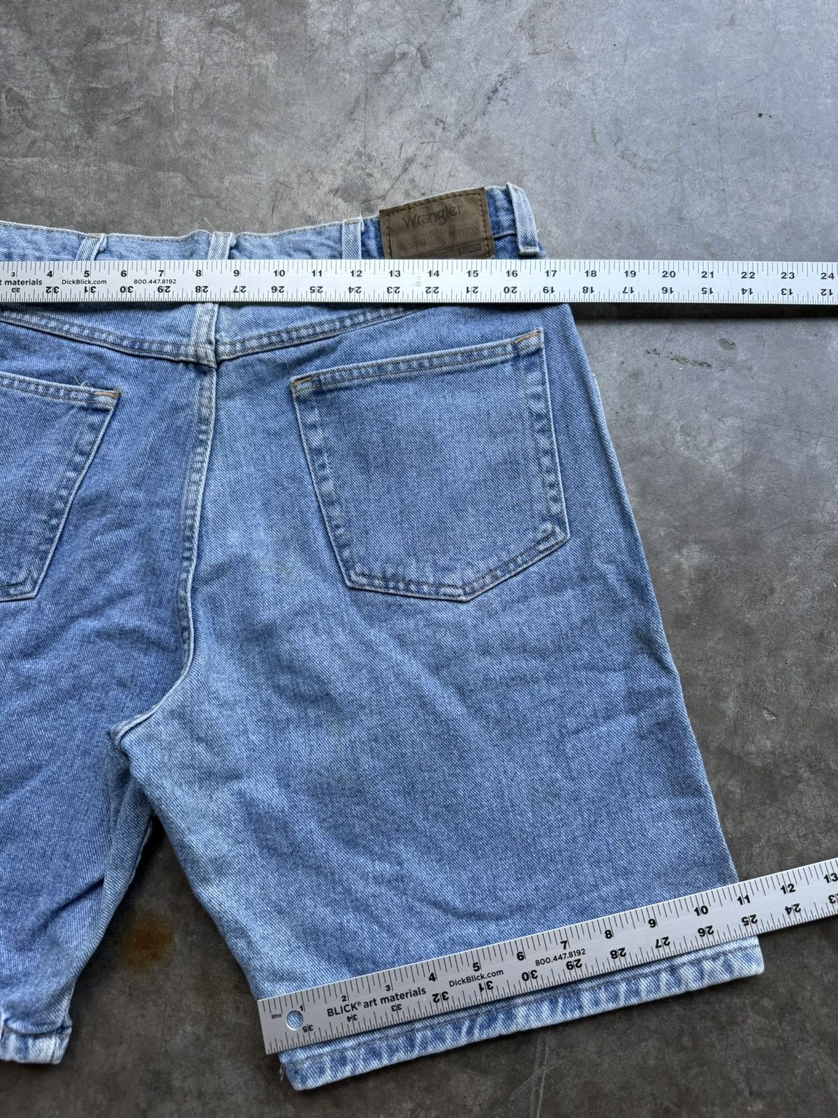Wrangler Vintage 90’s/00’s Wrangler Light Denim Jean Shorts Size US 34 / EU 50 - 4 Thumbnail