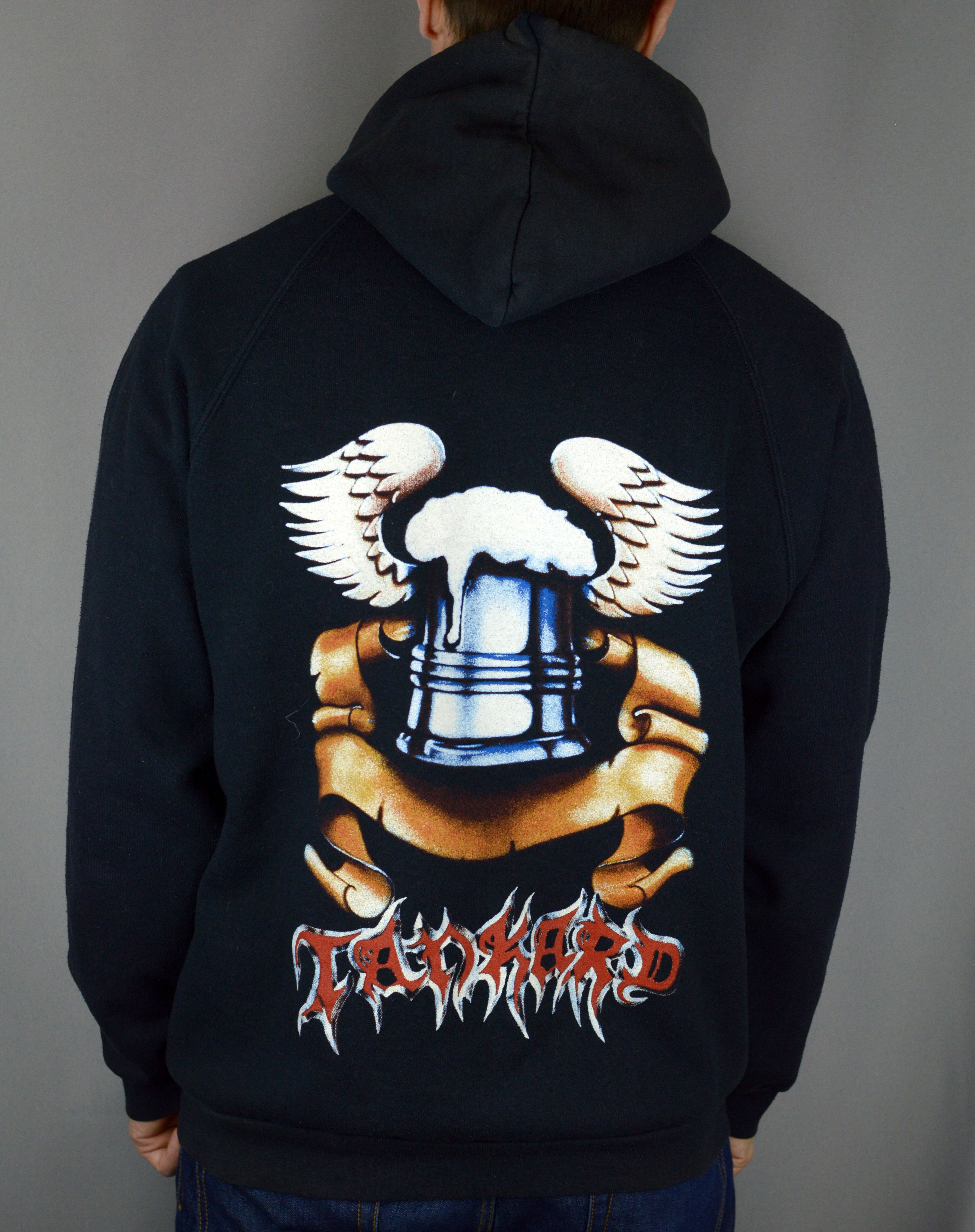 Band Tees × Vintage Vintage Tankrad 90s hoodie Size US XL / EU 56 / 4 - 3 Thumbnail