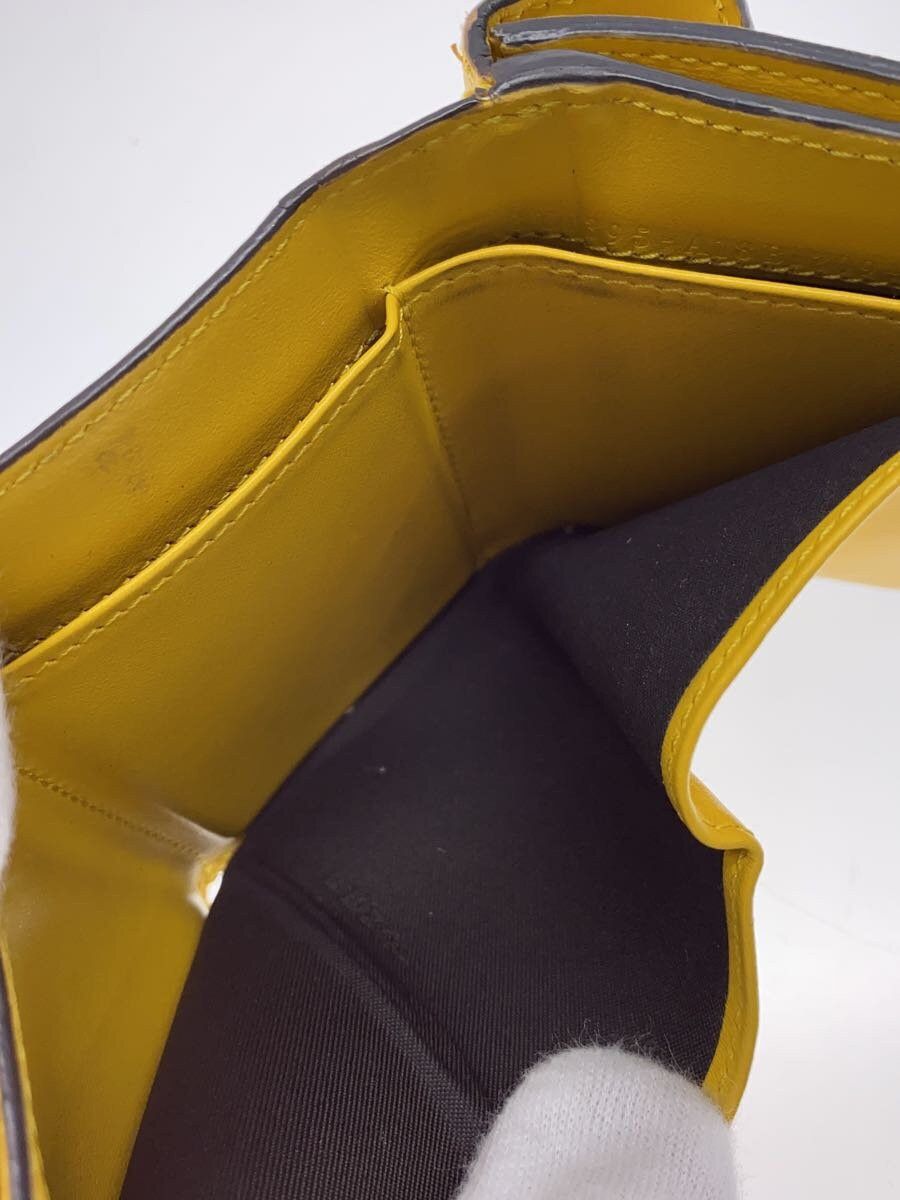 Fendi Fendi F Tri-Fold Wallet Yellow Size ONE SIZE - 6 Thumbnail