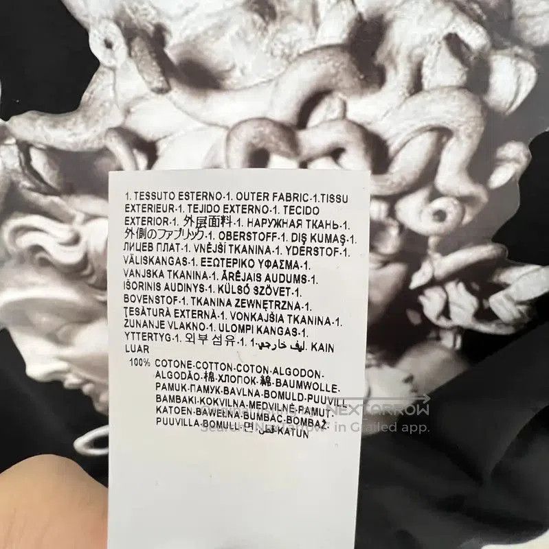 Versace Versace Summer Black Cotton Men's T-Shirt . Size US S / EU 44-46 / 1 - 8 Thumbnail