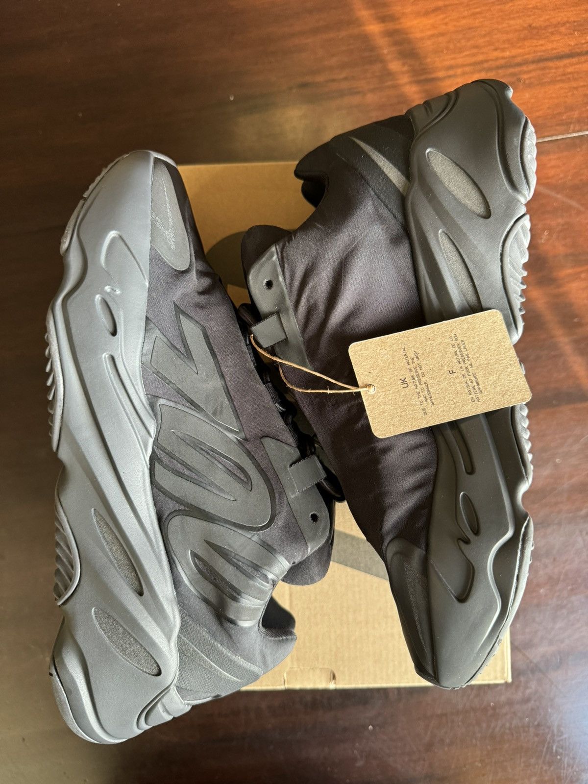 Adidas × Kanye West Adidas Yeezy Boost 700 MNVN Triple Black Size US 7.5 / EU 40-41 - 5 Thumbnail