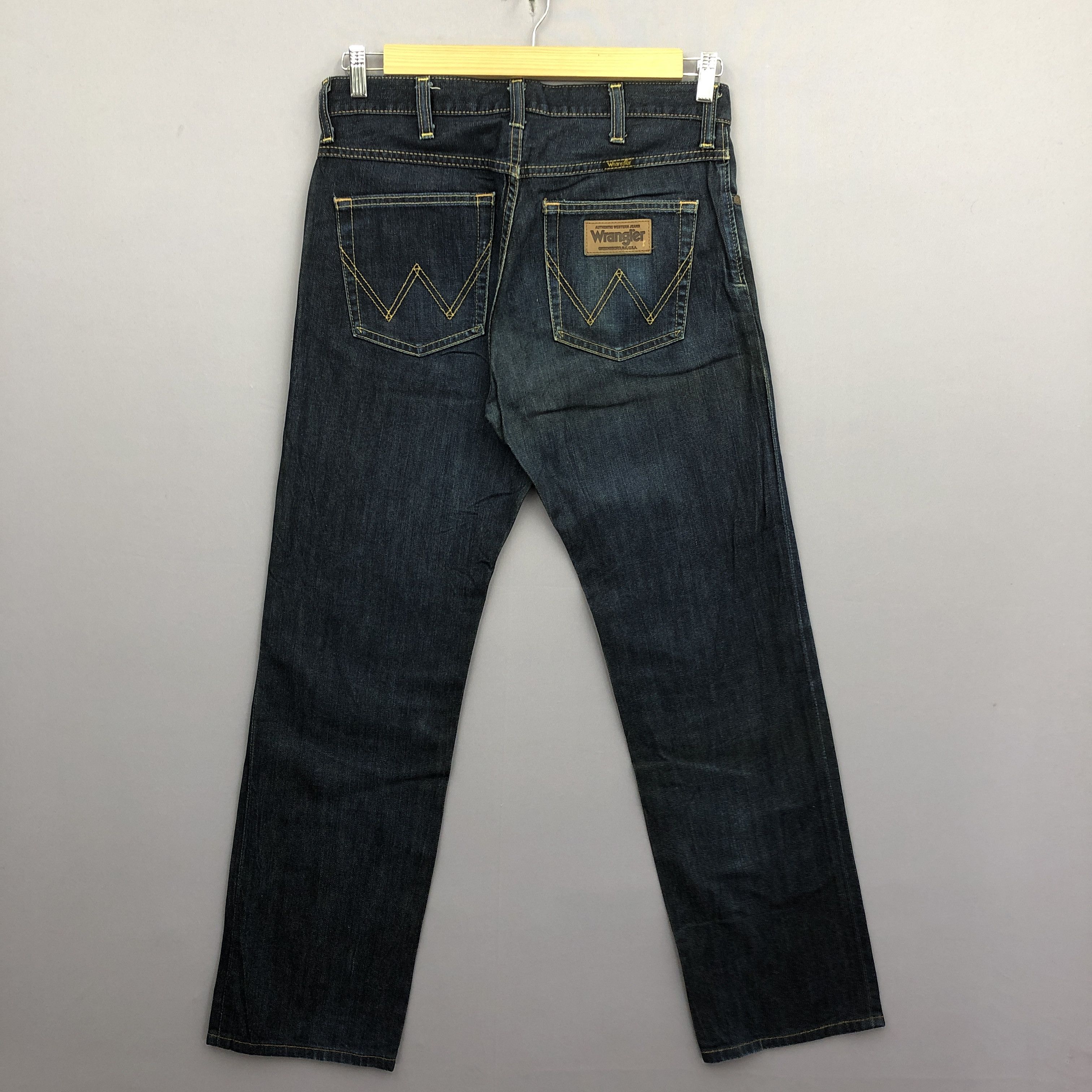 Wrangler Vintage Y2K Wrangler Faded Blue Wash Jeans Denim Pants Size US 32 / EU 48 - 2 Thumbnail