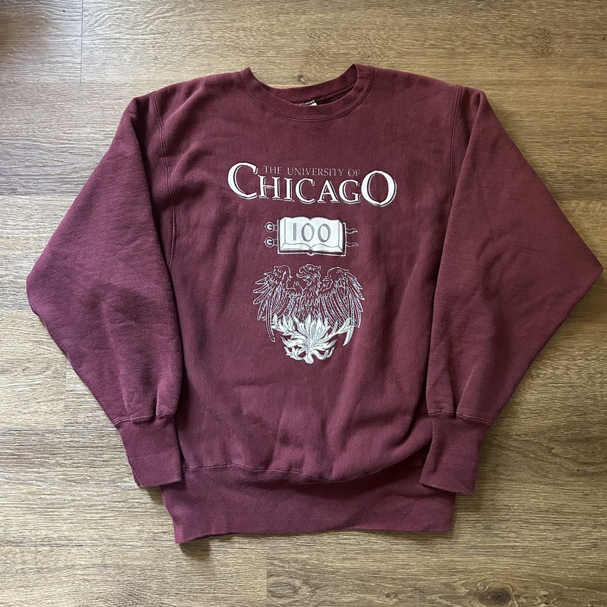 Champion × Vintage Vtg Chicago Champion Crew Neck Size US L / EU 52-54 / 3 - 1 Thumbnail