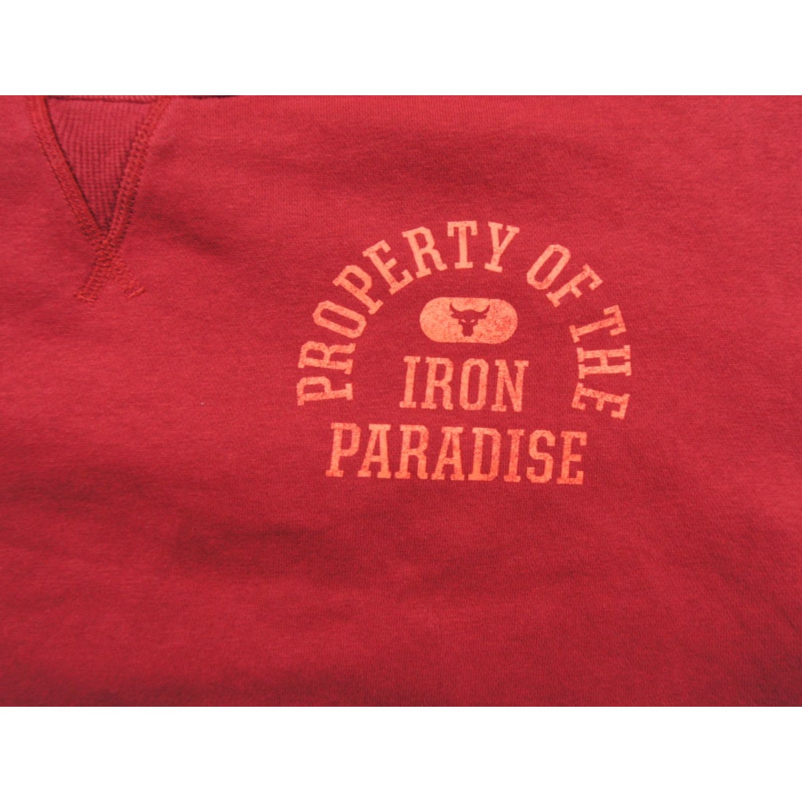 Under Armour Under Armour Sweatshirt Womens Medium Red Crewneck The Rock Iron Paradise Gym Size M / US 6-8 / IT 42-44 - 2 Thumbnail