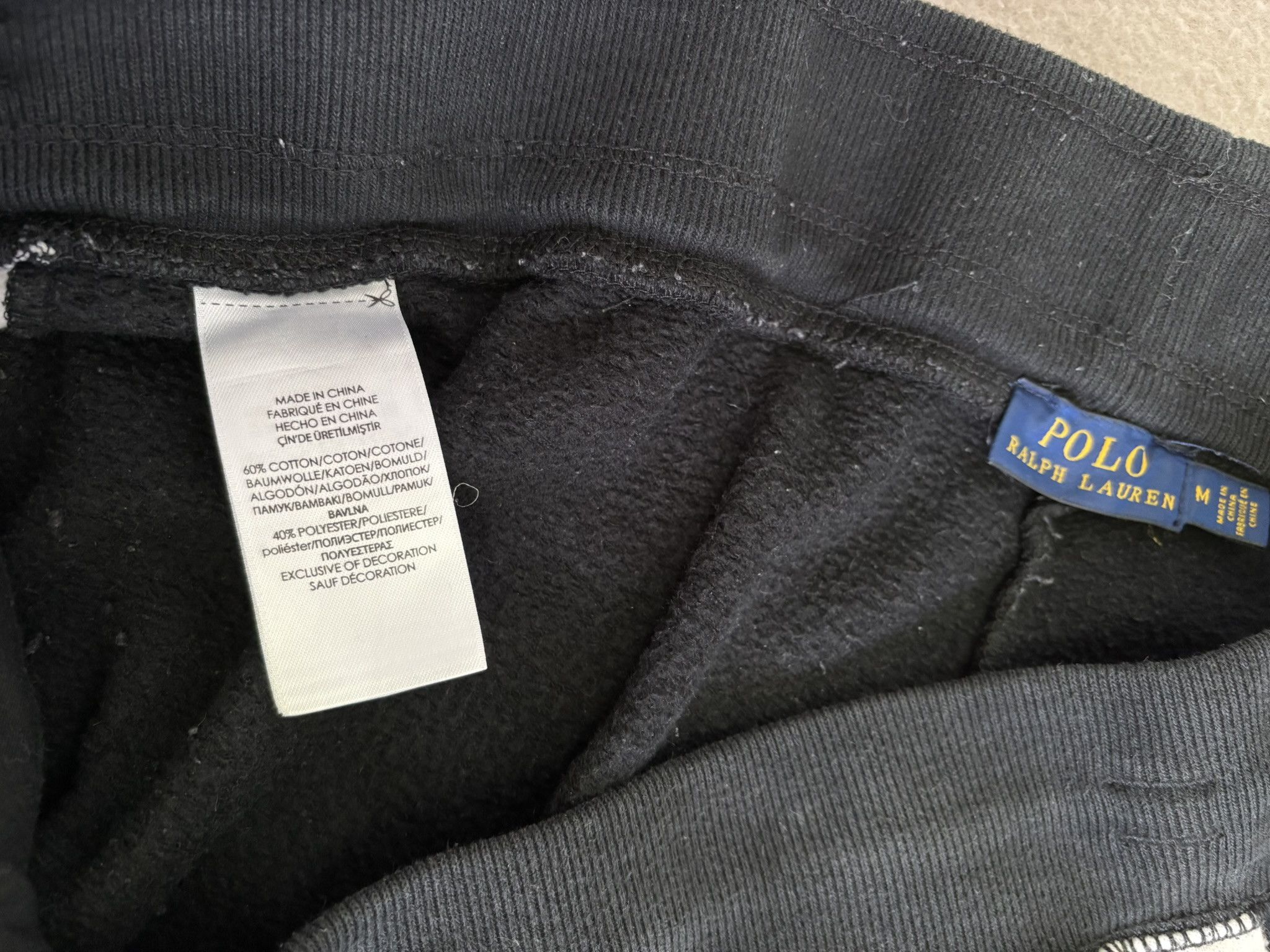 Polo Ralph Lauren Polo Ralph Lauren black sweatpants medium Size 29" - 16 Thumbnail