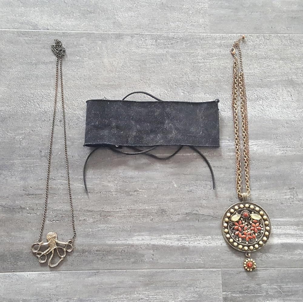Designer Oriental Octopus Necklace Bundle Size ONE SIZE - 1 Thumbnail