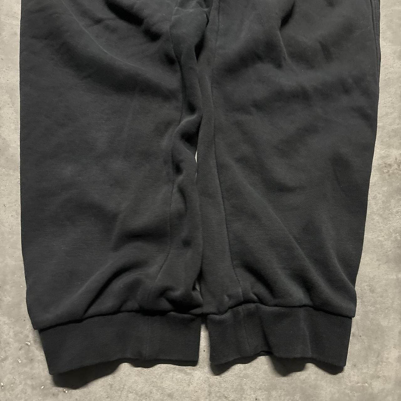 Nike × Vintage Crazy Vintage Y2K/2000s Black Nike Swoosh Drill Essential Joggers! Size US 32 / EU 48 - 4 Thumbnail