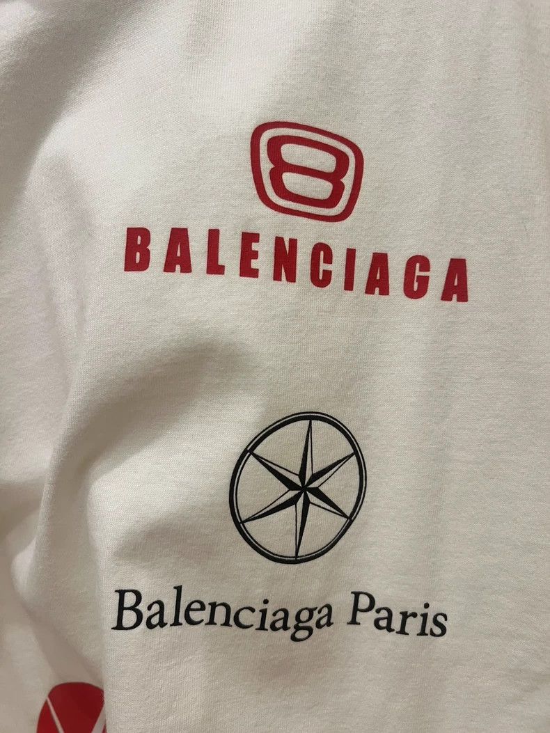 Balenciaga Balenciaga Long Short Sleeve T-shirt 2505-Nextarrow Size US S / EU 44-46 / 1 - 4 Thumbnail