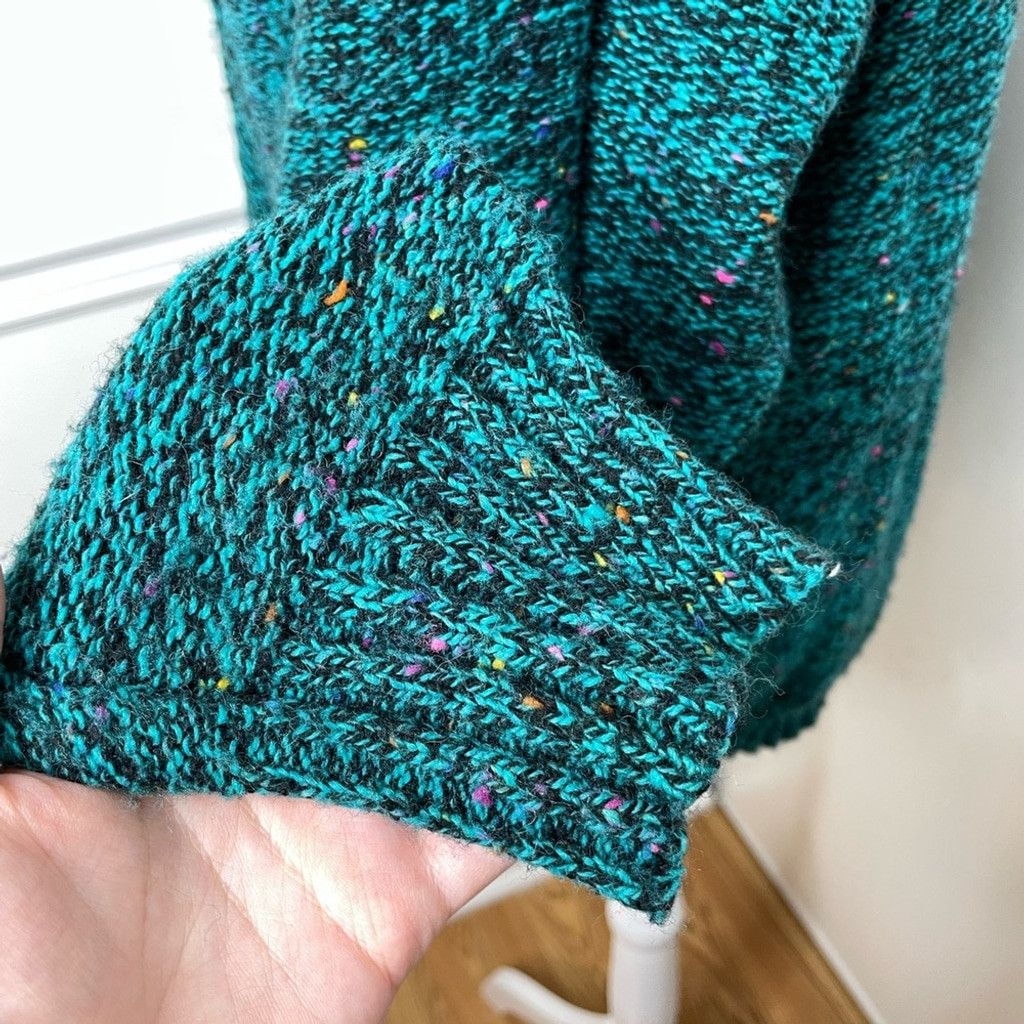 Vintage Vintage Wool Cable Knit Crew Neck Speckled Sweater L Size L / US 10 / IT 46 - 6 Thumbnail