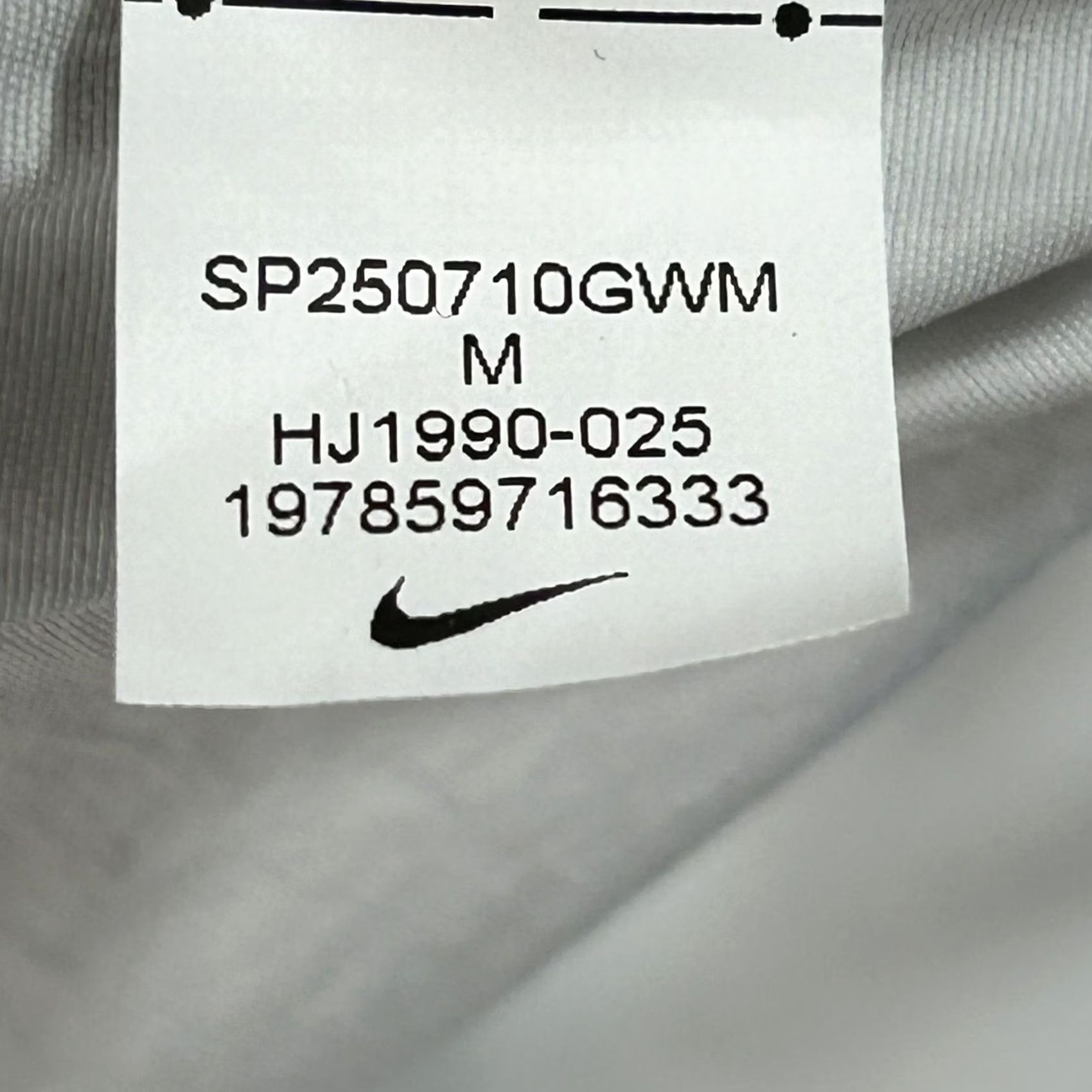 Nike Nike Pants Mens Medium Gray Nylon Cargo Jogger Elastic Waist Pockets HJ1990-025 Size US 31 - 6 Thumbnail