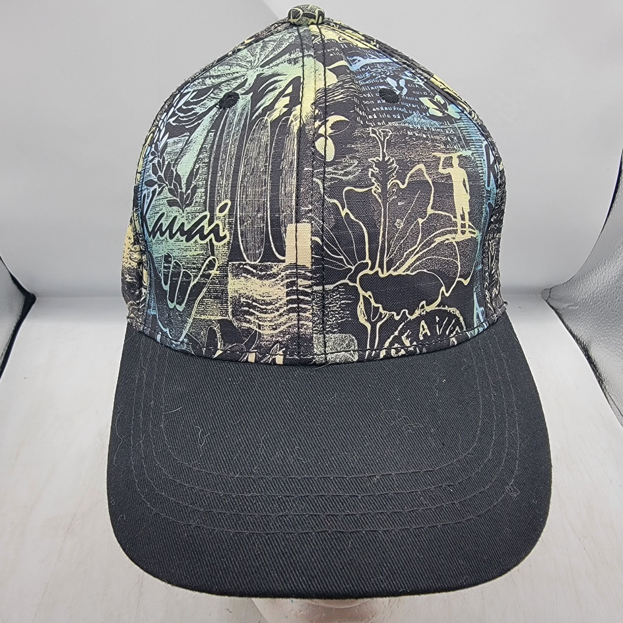 Other Island Crew Hawaii Adults Snapback Cap With Hawaiian Print B Size ONE SIZE - 1 Thumbnail